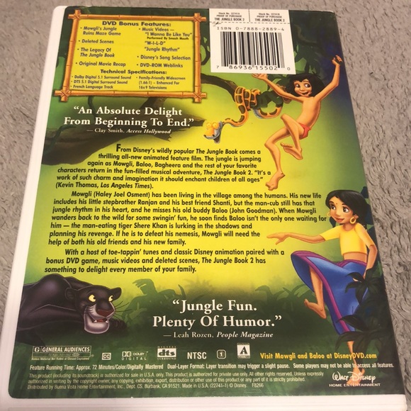 The jungle book 2, DVD - Picture 2 of 3